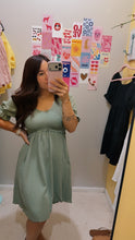 Load image into Gallery viewer, Paloma dress olive

