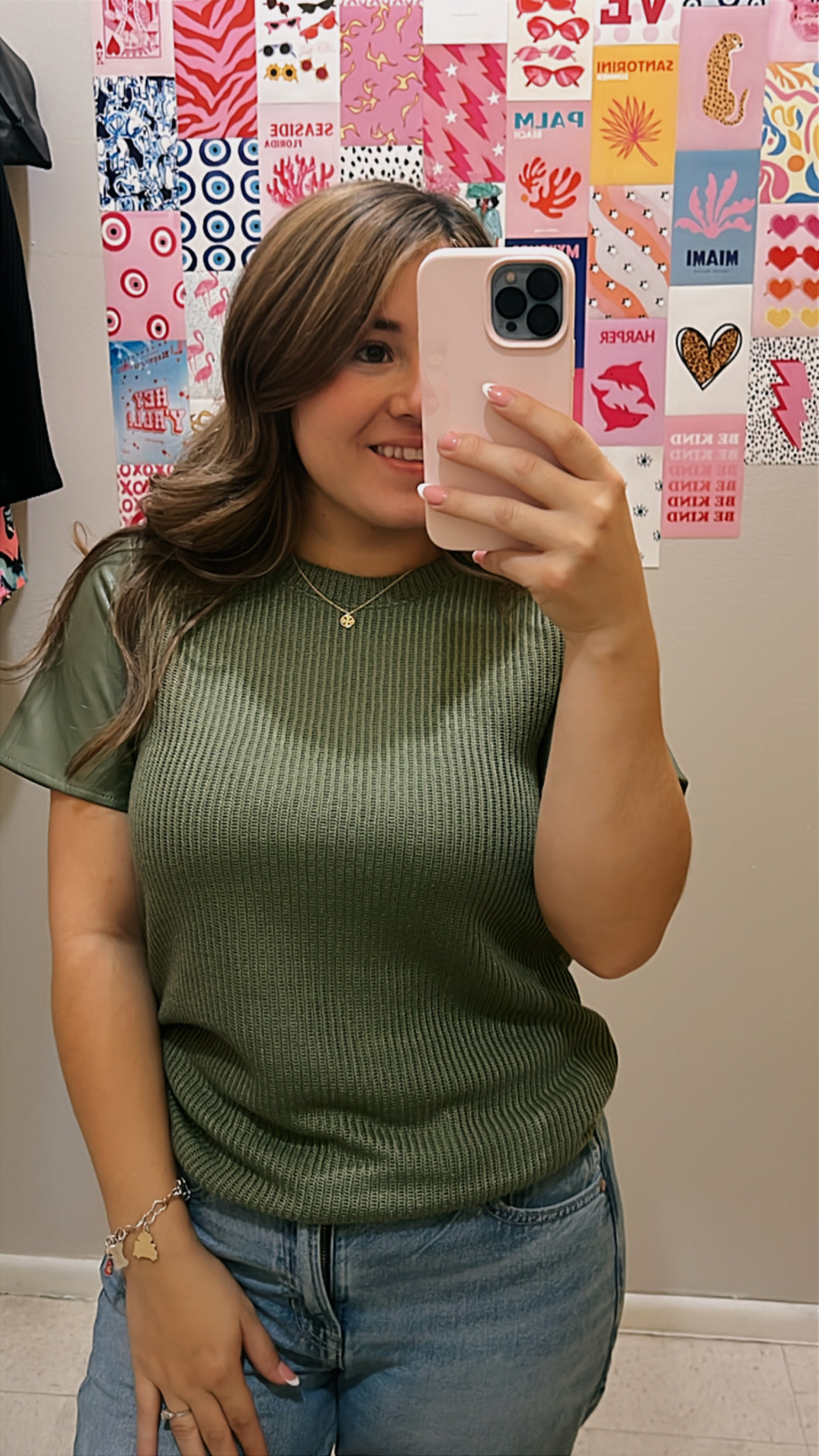 Maricela top Olive