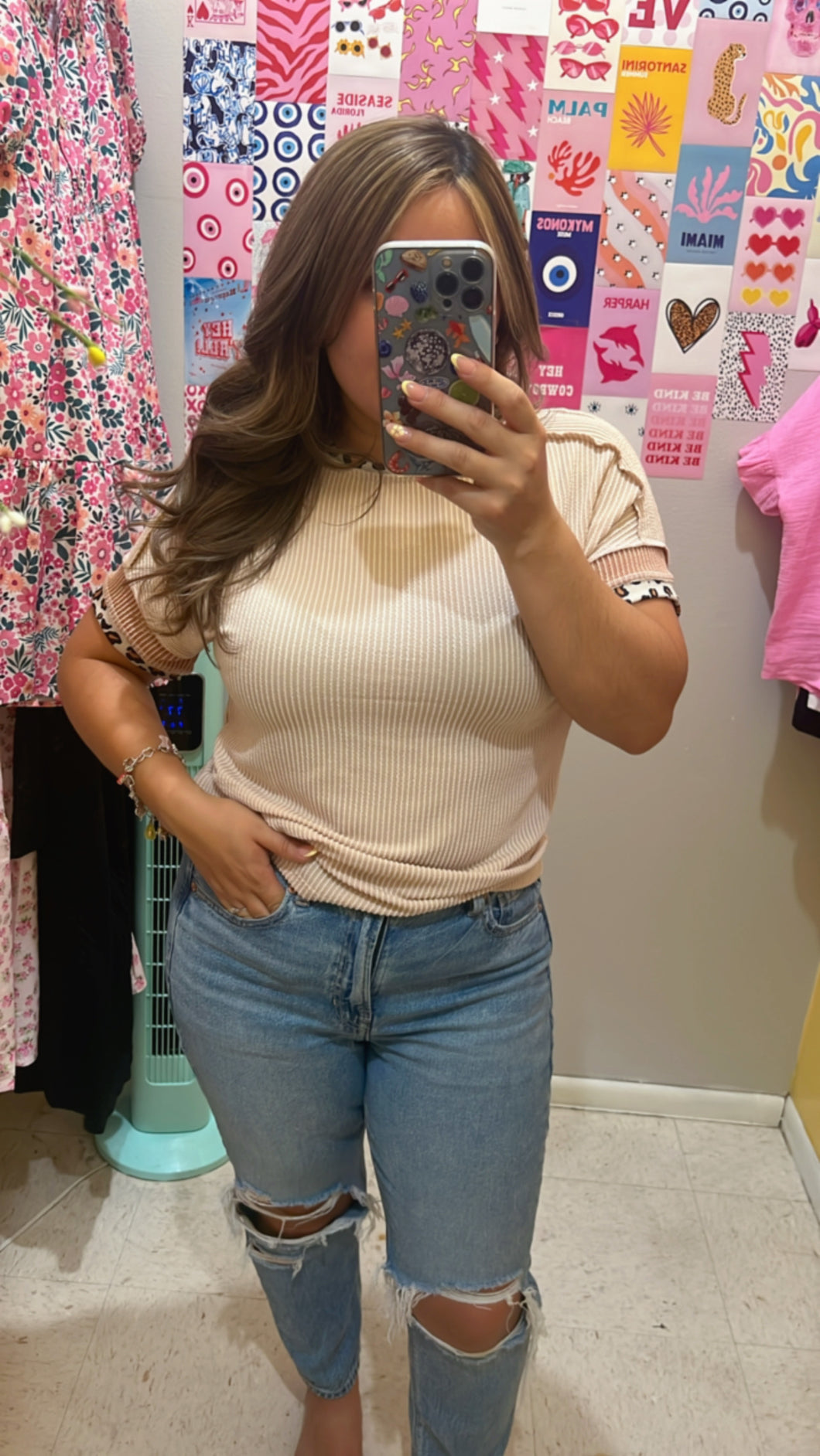 Emma top pink