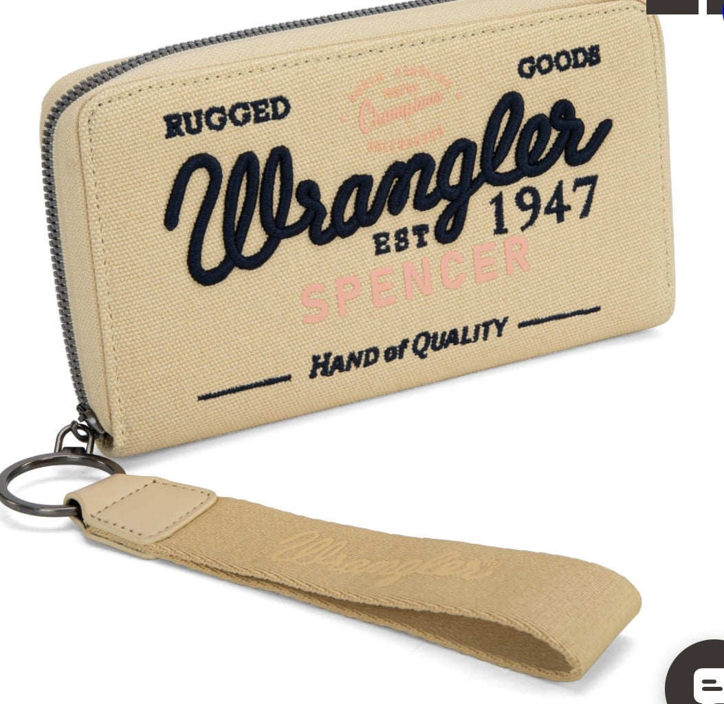 Vintage wallet beige