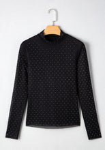 Load image into Gallery viewer, Rhinestone mesh top
