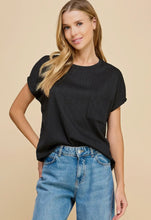 Load image into Gallery viewer, Christina top black
