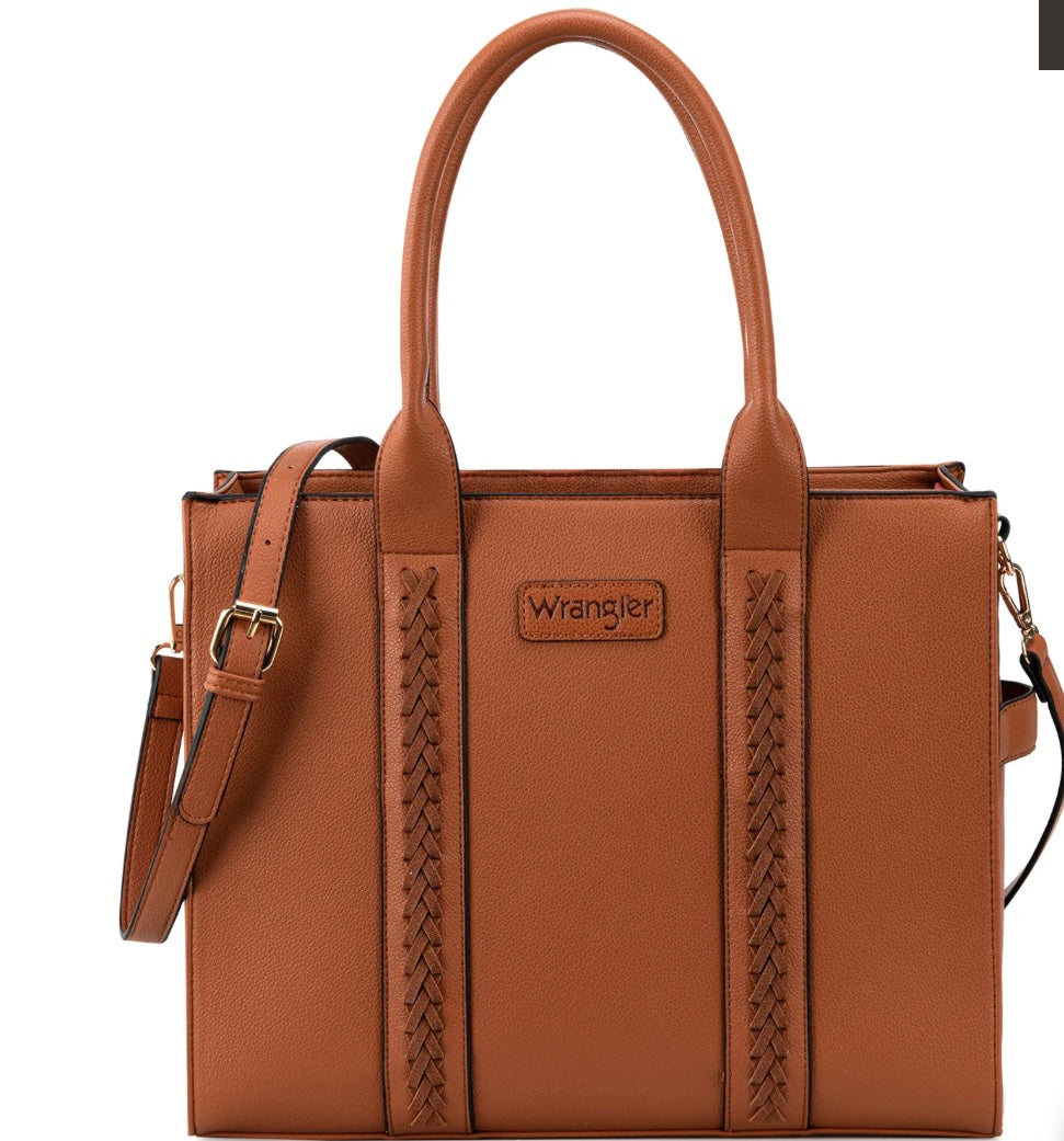 Carry all tote brown