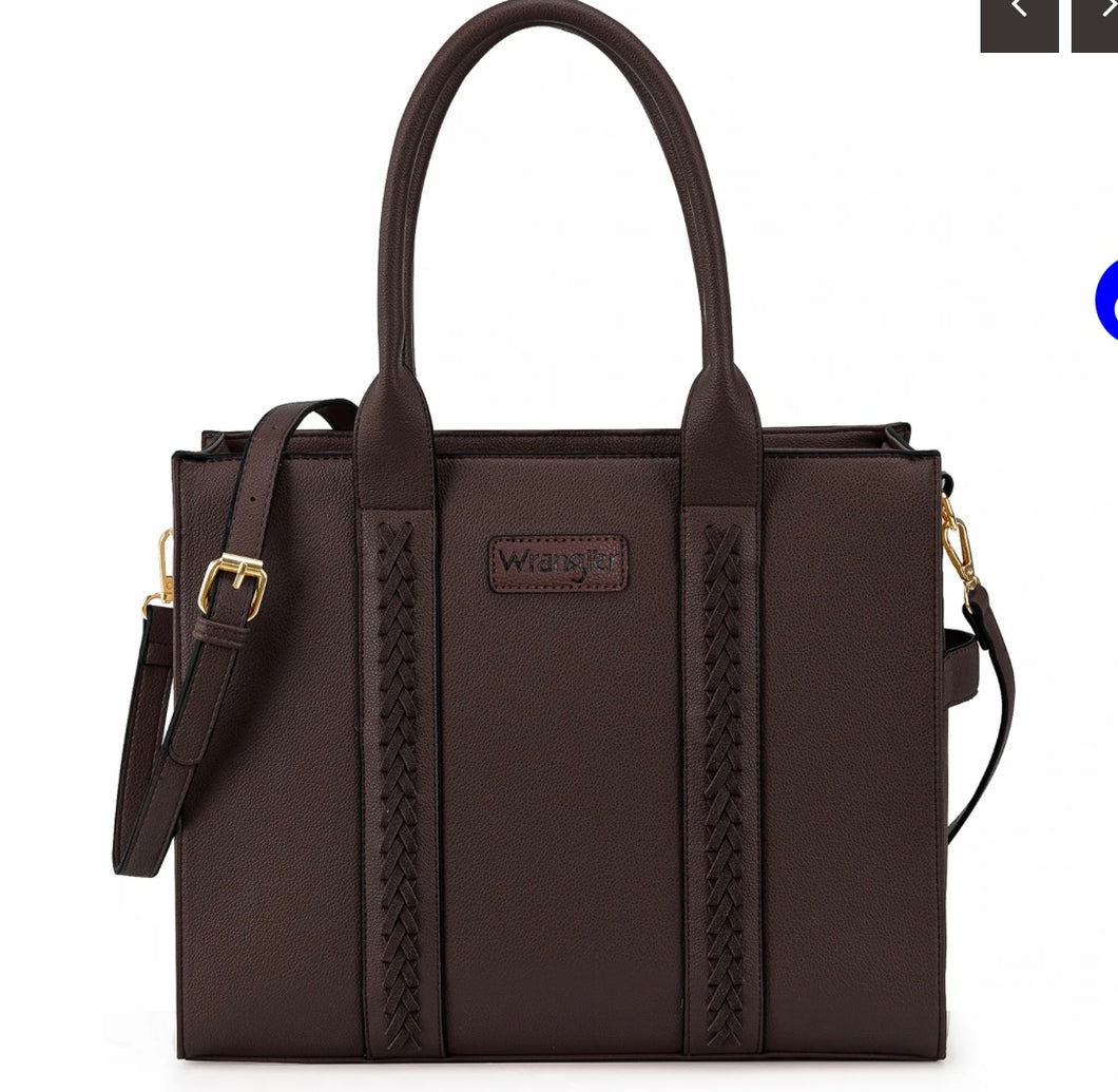 Carry all tote brown