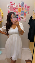 Load image into Gallery viewer, Paloma dress white
