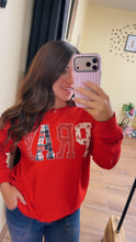 Load image into Gallery viewer, Pray sweatshirt RED
