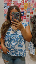 Load image into Gallery viewer, Azul top
