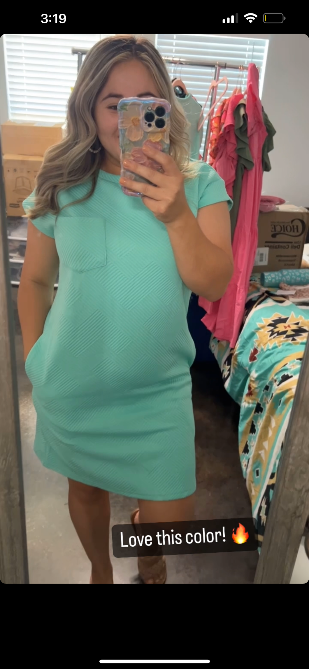 Mint dress