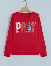 Load image into Gallery viewer, Pray sweatshirt RED
