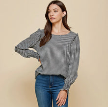Load image into Gallery viewer, Plaid top
