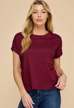 Load image into Gallery viewer, Christina top maroon
