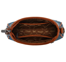 Load image into Gallery viewer, Wrangler Aztec studded denim bag
