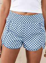 Load image into Gallery viewer, Catalina blue checkered shorts
