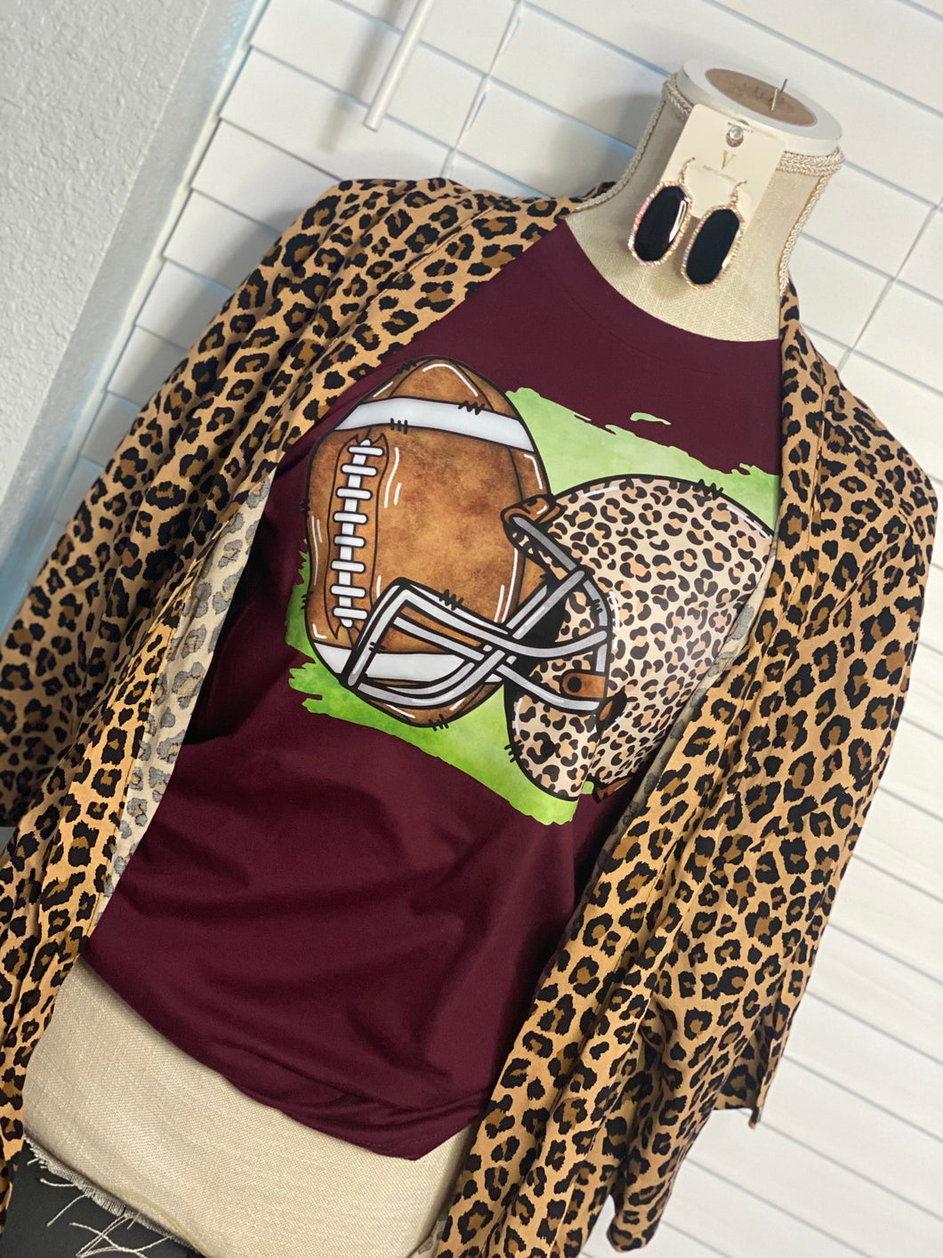 Maroon spirit tee